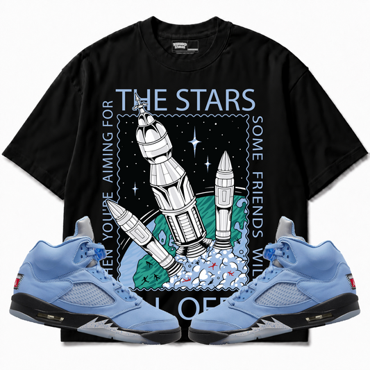 Rebranded Studios apparel — front styled with matching sneakers