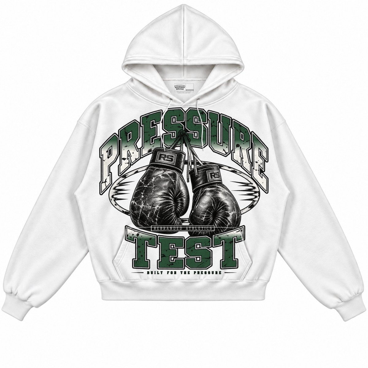 Rebranded Studios apparel — front without sneakers