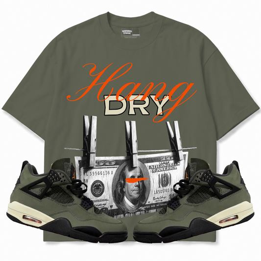 Rebranded Studios apparel — front styled with matching sneakers