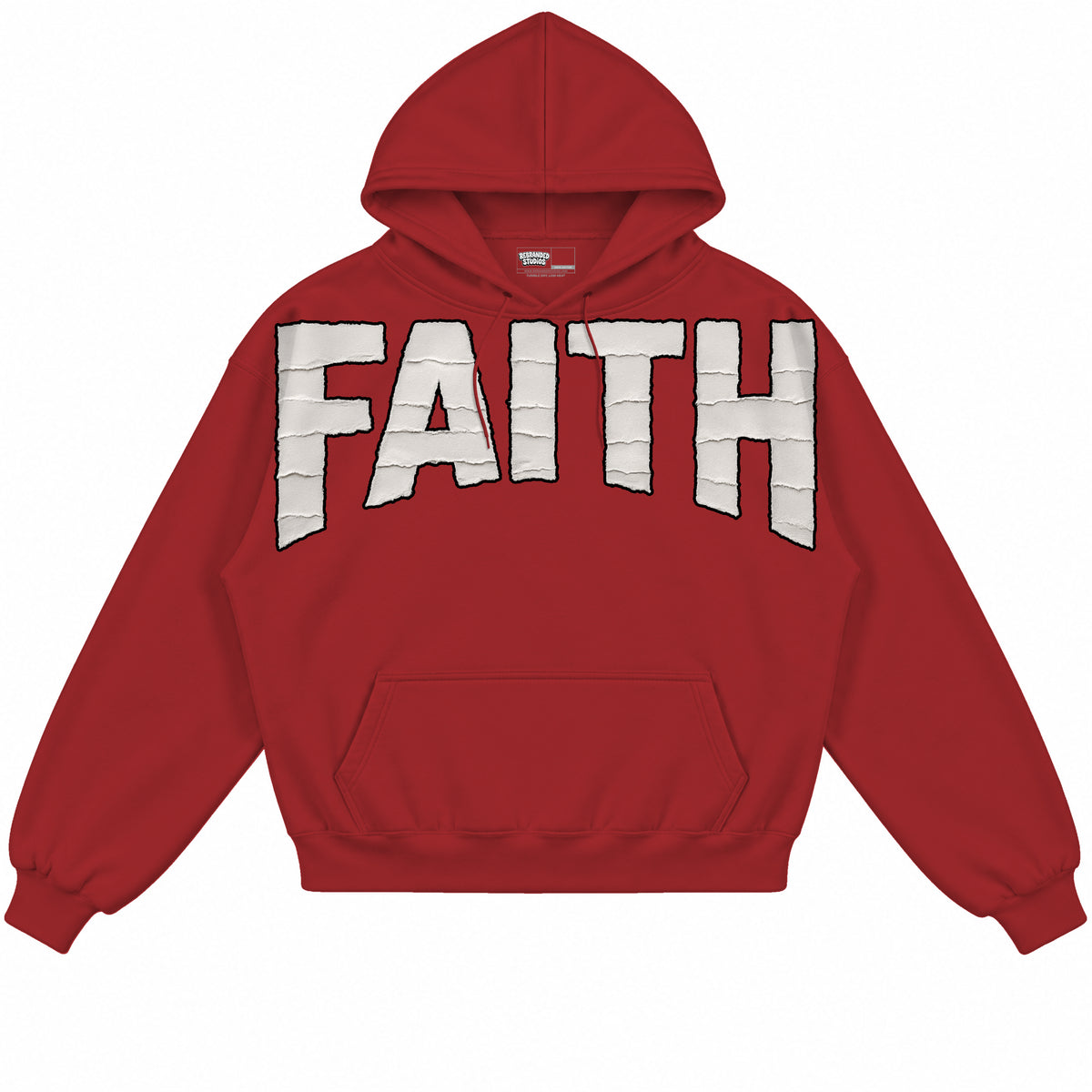 Rebranded Studios apparel — front without sneakers