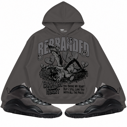 Rebranded Studios apparel — front styled with matching sneakers