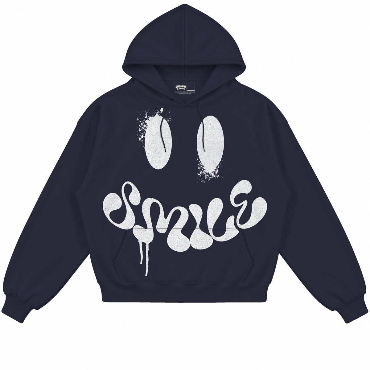 Rebranded Studios apparel — front without sneakers