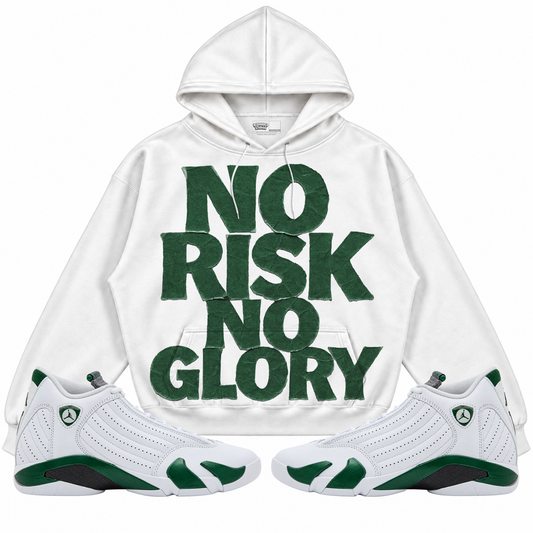 Rebranded Studios apparel — front styled with matching sneakers