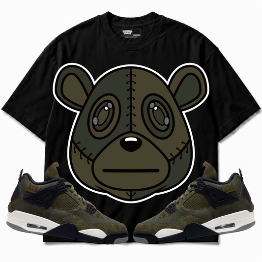 Rebranded Studios apparel — front styled with matching sneakers