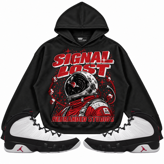 Rebranded Studios apparel — front styled with matching sneakers