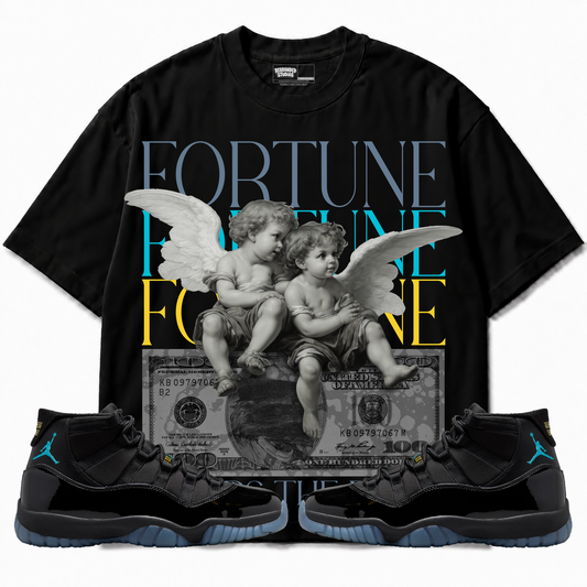 Rebranded Studios apparel — front styled with matching sneakers
