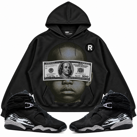 Rebranded Studios apparel — front styled with matching sneakers