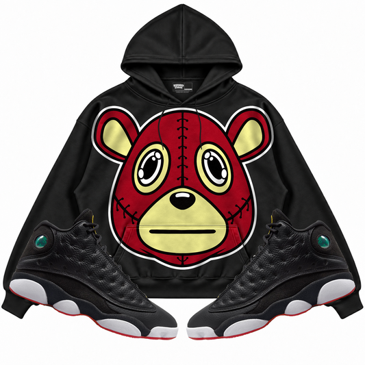 Rebranded Studios apparel — front styled with matching sneakers