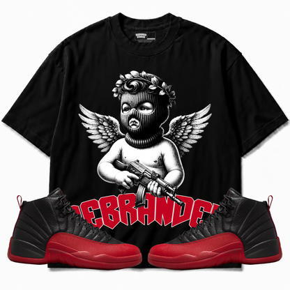 Rebranded Studios apparel — front styled with matching sneakers