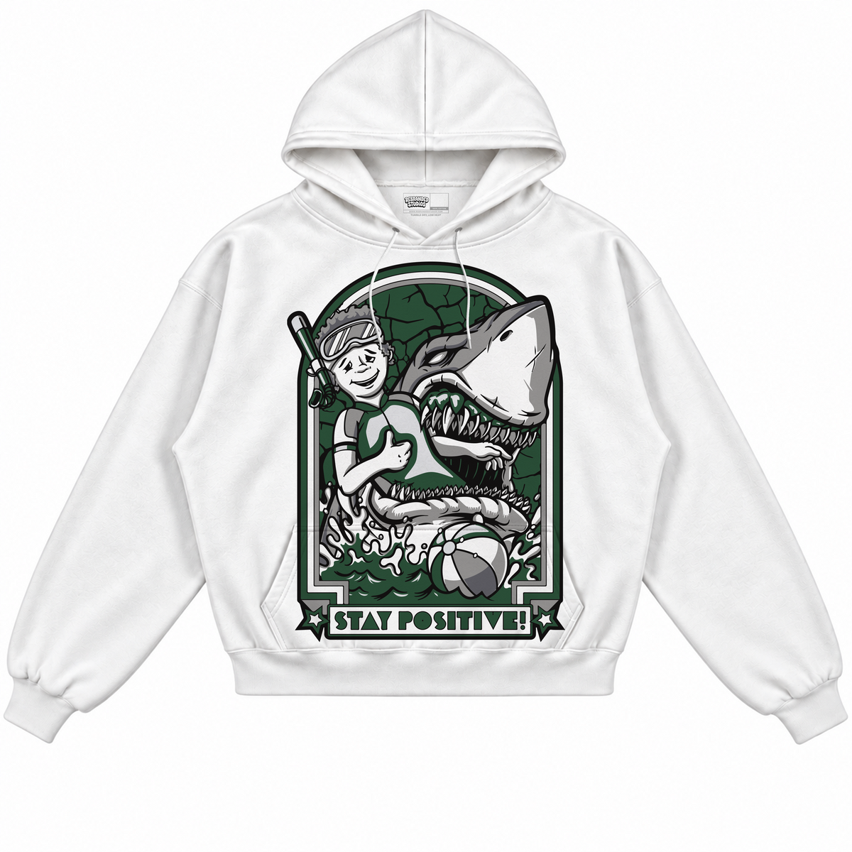 Rebranded Studios apparel — front without sneakers