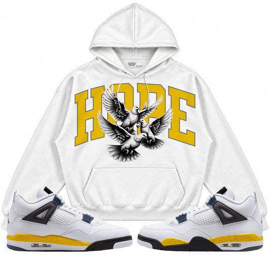 Rebranded Studios apparel — front styled with matching sneakers