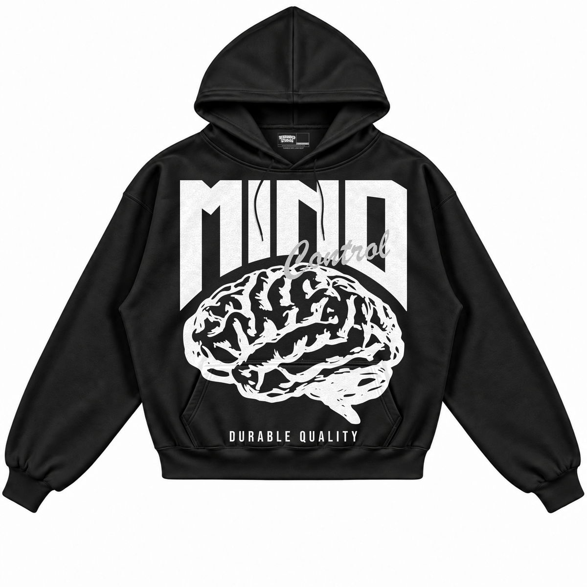 Rebranded Studios apparel — front without sneakers