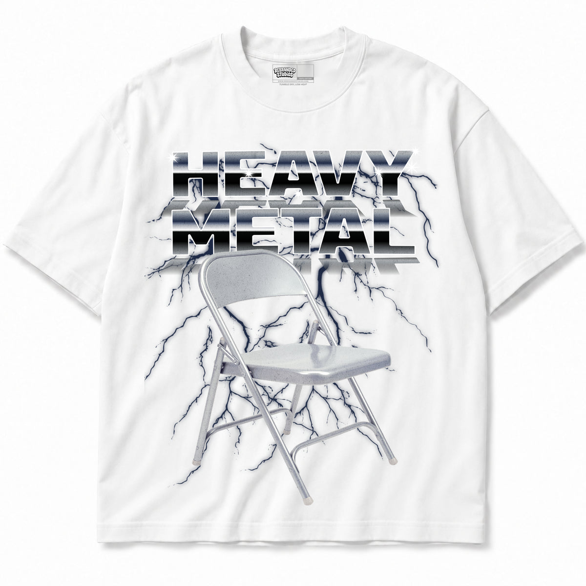 Rebranded Studios apparel — front without sneakers