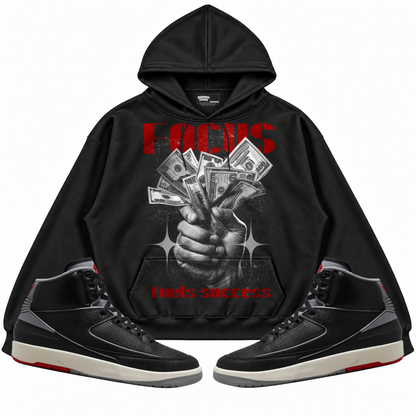 Rebranded Studios apparel — front styled with matching sneakers