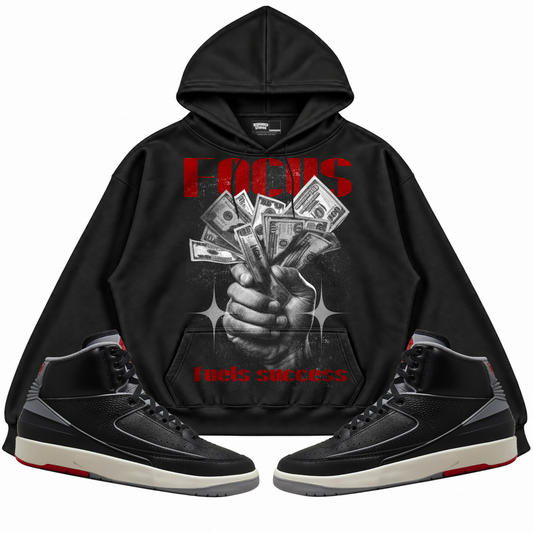 Rebranded Studios apparel — front styled with matching sneakers