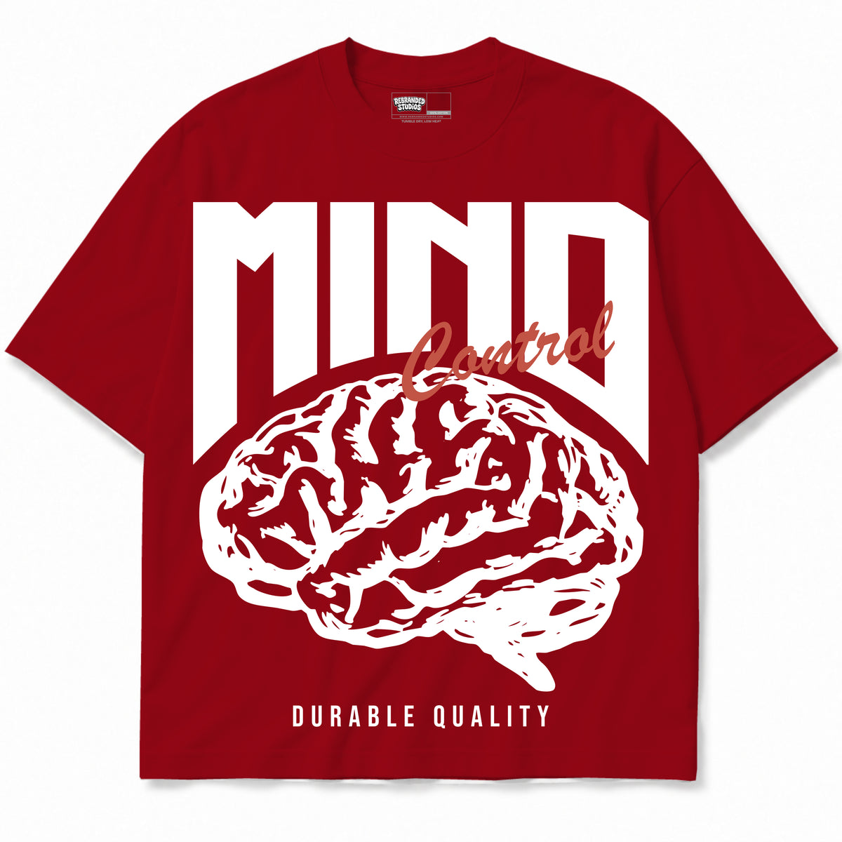 Rebranded Studios apparel — front without sneakers