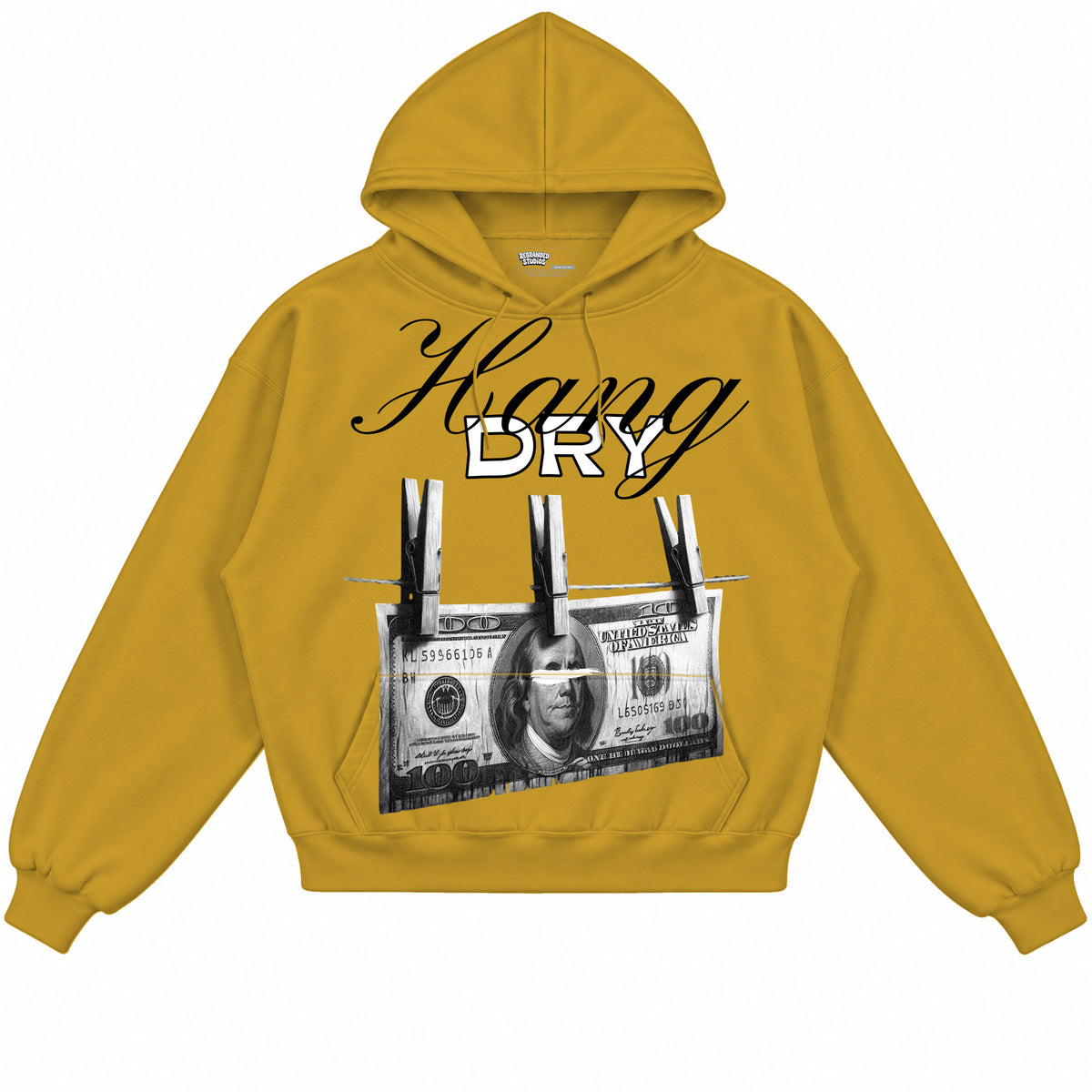 Rebranded Studios apparel — front without sneakers