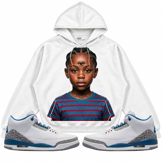 Rebranded Studios apparel — front styled with matching sneakers