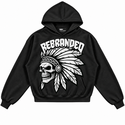 Rebranded Studios apparel — front without sneakers
