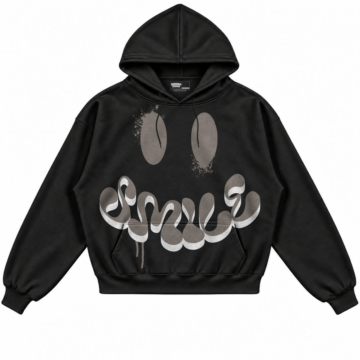 Rebranded Studios apparel — front without sneakers