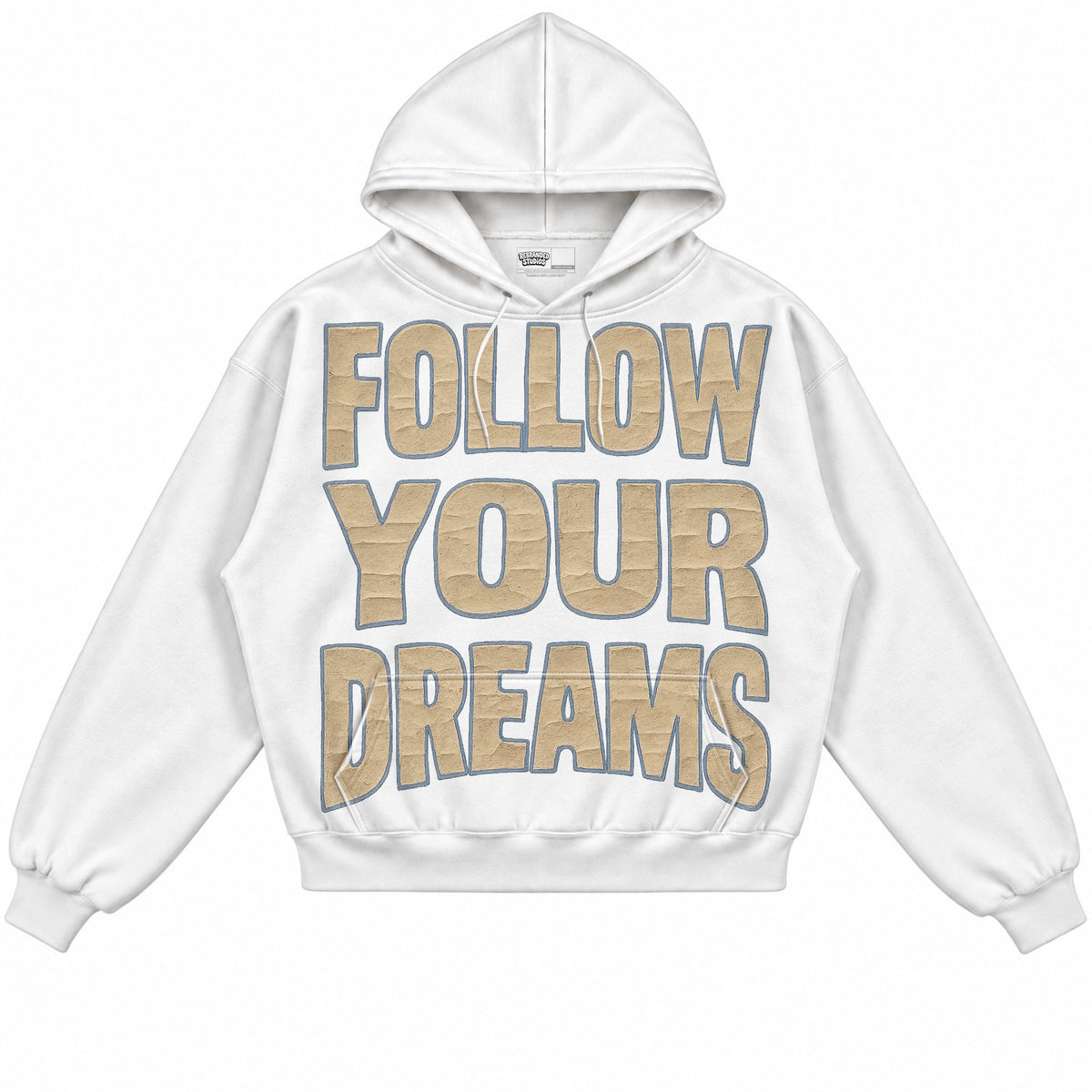 Rebranded Studios apparel — front without sneakers