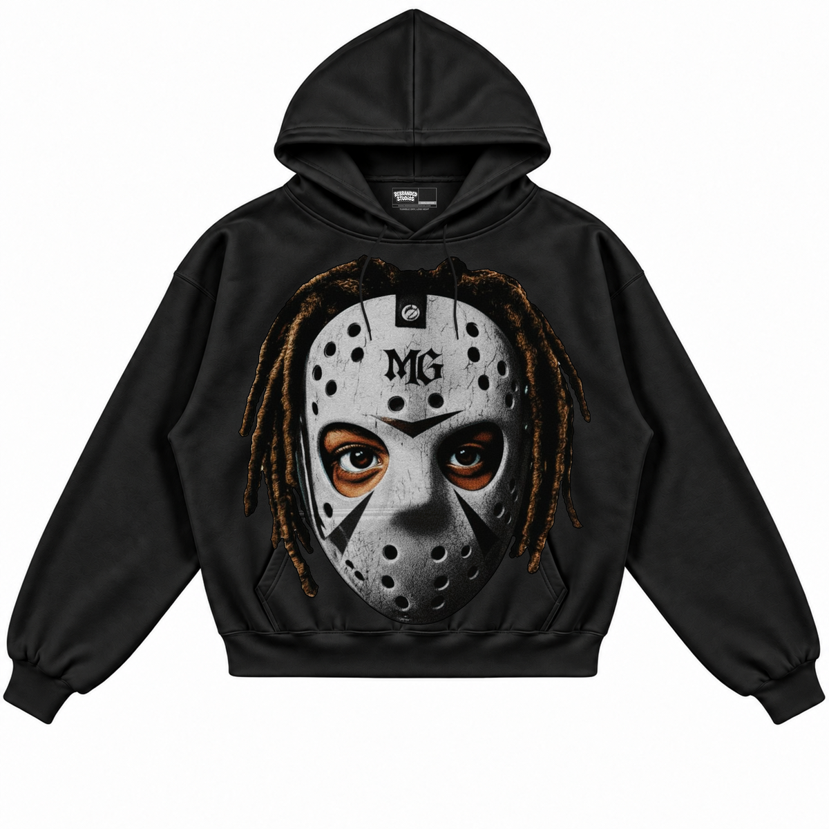 Rebranded Studios apparel — front without sneakers