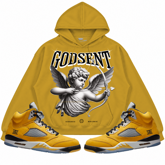 Rebranded Studios apparel — front styled with matching sneakers