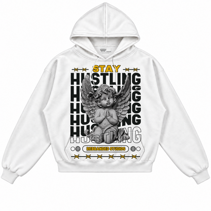 Rebranded Studios apparel — front without sneakers