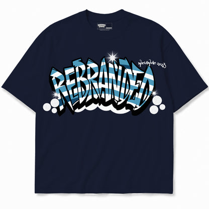 Rebranded Studios apparel — front without sneakers