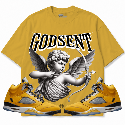 Rebranded Studios apparel — front styled with matching sneakers