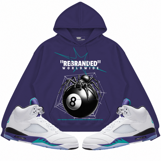 Rebranded Studios apparel — front styled with matching sneakers