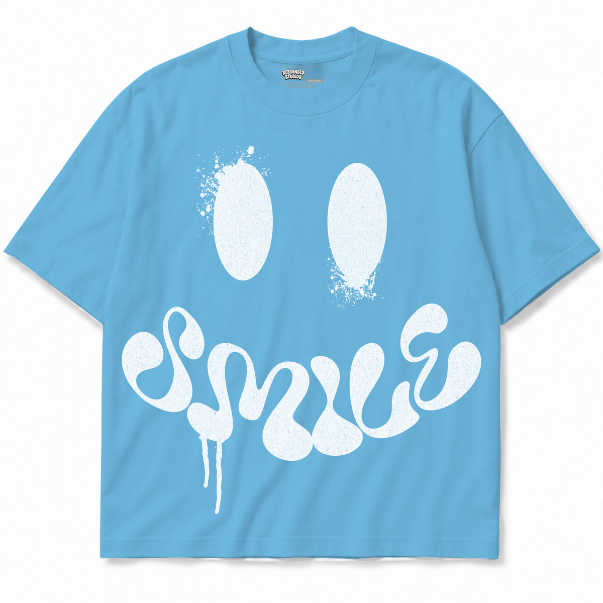 Rebranded Studios apparel — front without sneakers