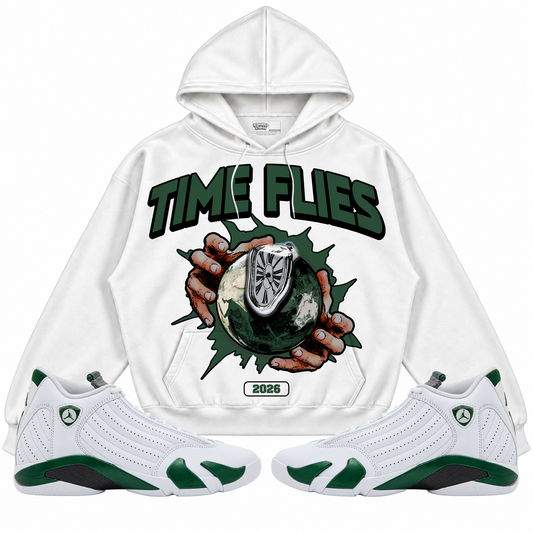 Rebranded Studios apparel — front styled with matching sneakers