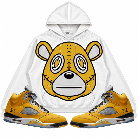 Rebranded Studios apparel — front styled with matching sneakers