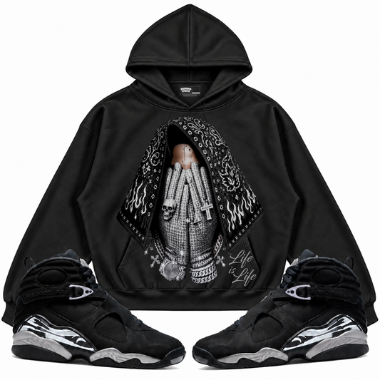 Rebranded Studios apparel — front styled with matching sneakers