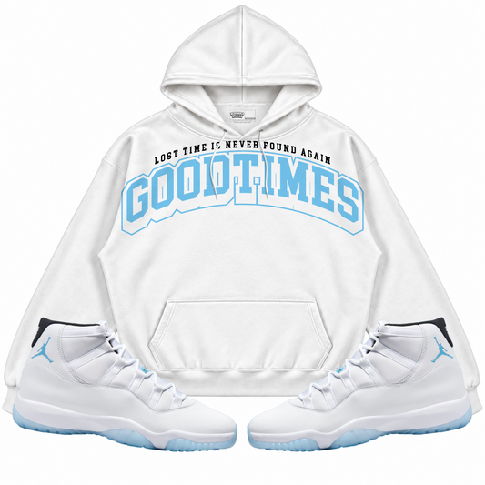 Rebranded Studios apparel — front styled with matching sneakers
