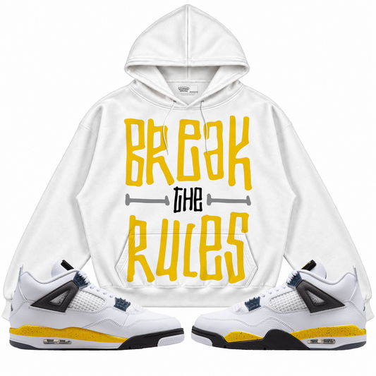 Rebranded Studios apparel — front styled with matching sneakers