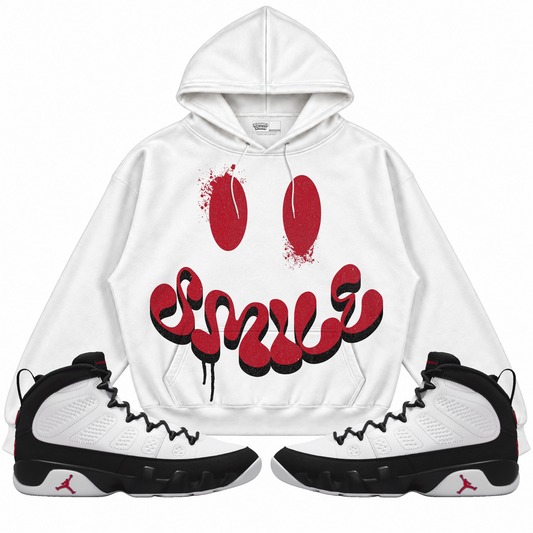 Rebranded Studios apparel — front styled with matching sneakers