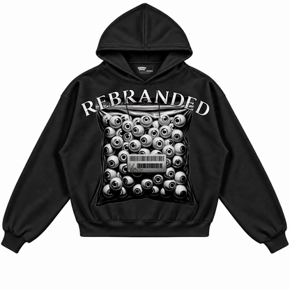 Rebranded Studios apparel — front without sneakers