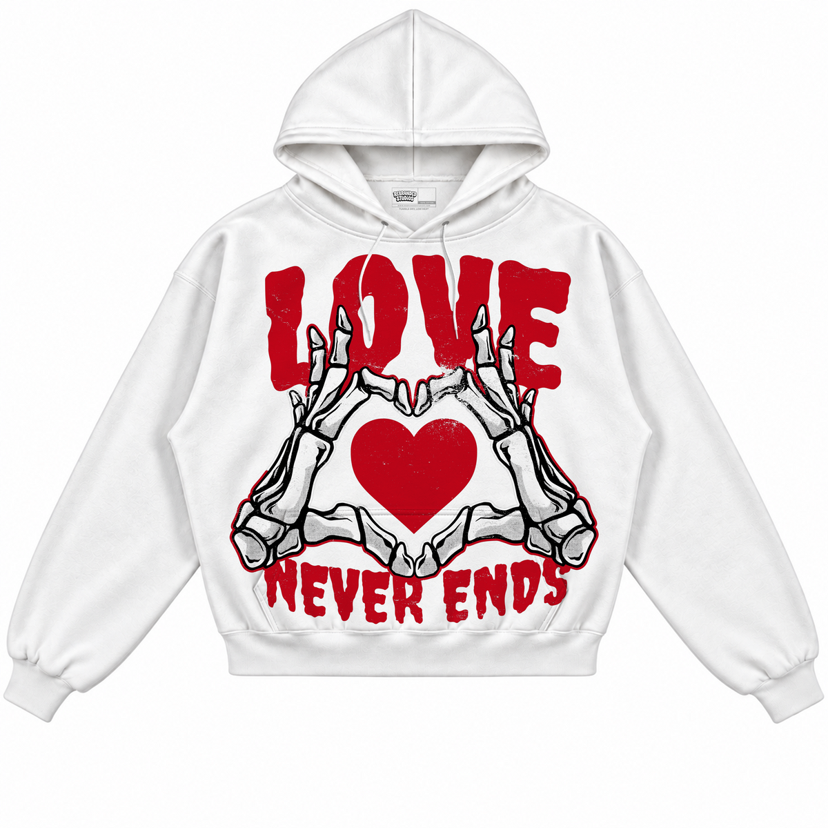 Rebranded Studios apparel — front without sneakers