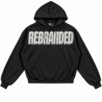 Rebranded Studios apparel — front without sneakers