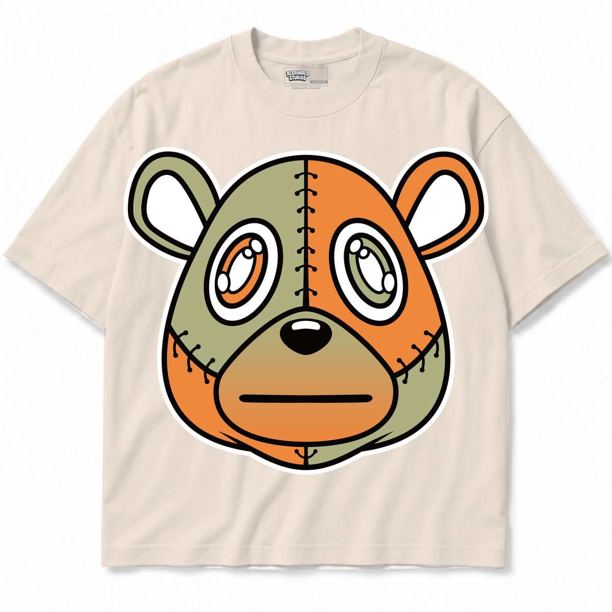 Rebranded Studios apparel — front without sneakers