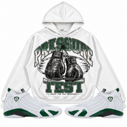 Rebranded Studios apparel — front styled with matching sneakers