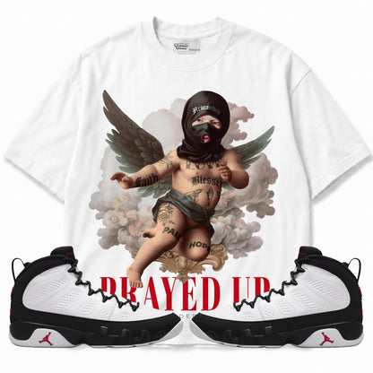 Rebranded Studios apparel — front styled with matching sneakers