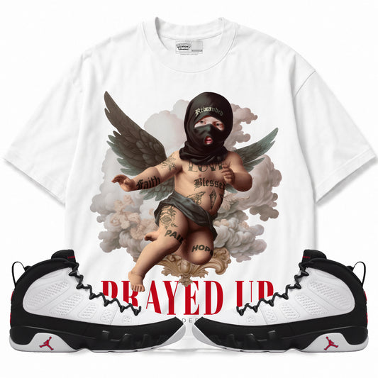 Rebranded Studios apparel — front styled with matching sneakers