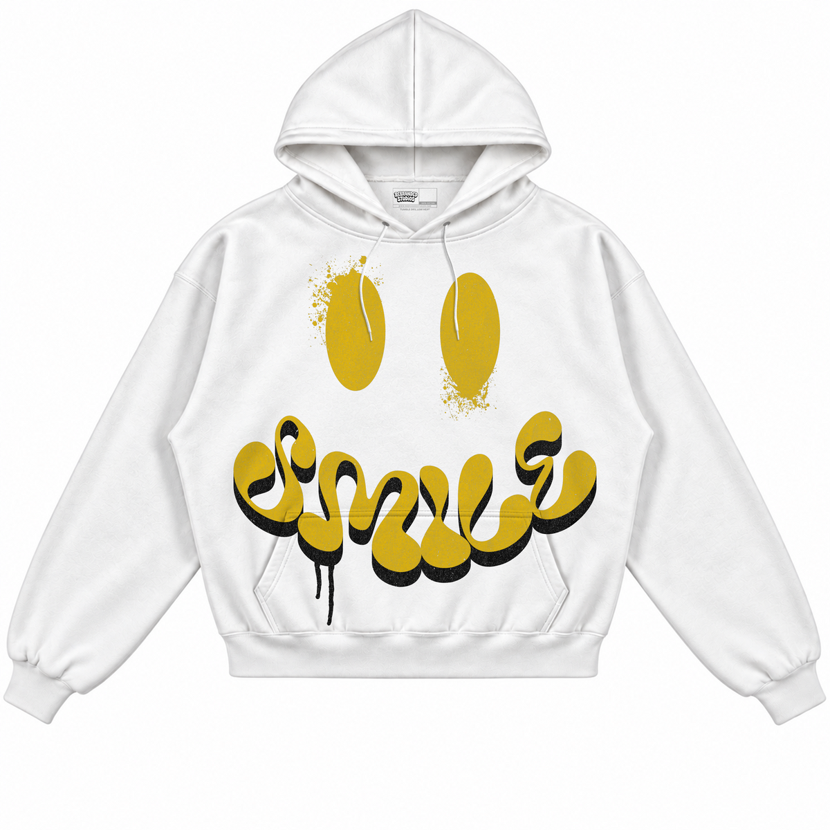 Rebranded Studios apparel — front without sneakers