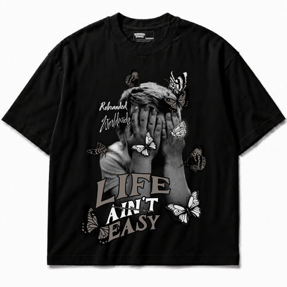 Rebranded Studios apparel — front without sneakers