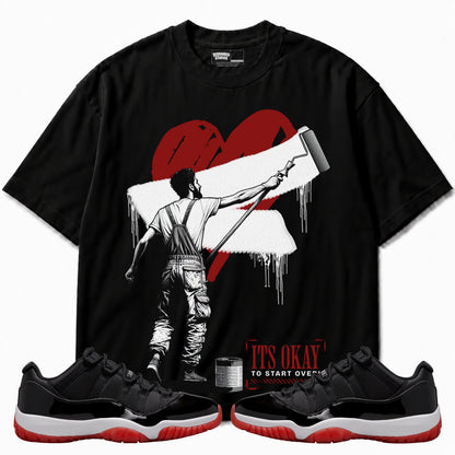 Rebranded Studios apparel — front styled with matching sneakers