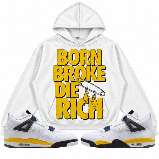 Rebranded Studios apparel — front styled with matching sneakers