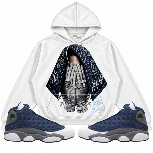 Rebranded Studios apparel — front styled with matching sneakers